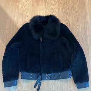 GORGEOUS full shearling Coach jacket